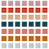 CHGCRAFT 56Pcs 7 Colors Glass Mosaic Cabochons GLAA-CA0001-11-1