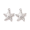 Non-Tarnish 201 Stainless Steel Machine Polishing Pendants STAS-G261-31P-3