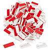   120Pcs Plastic Brooch Findings FIND-PH0018-41B-1