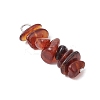 3Pcs Natural Amethyst & Garnet & Obsidian Chip Beaded Constellation Pendants PALLOY-JF03043-08-4