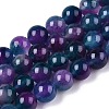 Dyed Natural White Jade Beads Strands G-T138-10mm-210-20-4