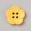 Spray Painted Plastic Buttons FIND-WH0152-394A-01-1
