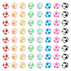 100Pcs Sports Theme Handmade Polymer Clay Beads CLAY-TA0002-16-1