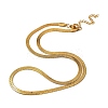 304 Stainless Steel Herringbone Chain Necklaces LS-NJEW-P282-07G-1