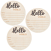Wooden Baby Photo Props WOOD-WH0002-56B-1