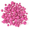 100Pcs 5 Styles Opaque Acrylic Beads MACR-TADJ0001-12C-3