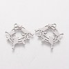 Tarnish Resistant 201 Stainless Steel Pendants STAS-Q201-T430-2
