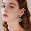 30Pcs Clear Cubic Zirconia Stud Earring Findings EJEW-BBC0002-09-5