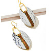 Oval Alloy Dangle Earrings FS-WG1DD9E-01-2
