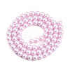 Baking Paint Pearlized Glass Pearl Bead Strands HY-N002-5mm-C03-3