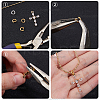 6Pcs 2 Colors 925 Sterling Silver Locking Jump Ring STER-BBC0008-70A-G-5