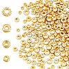 200Pcs 4 Styles Brass Spacer Beads KK-HY0001-08-1