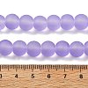 Baking Paint Transparent Glass Bead Strands GLAA-S031-10mm-25-3