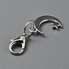 Moon & Star Alloy Shoes Charms AJEW-WH20121-24B-2