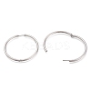 Tarnish Resistant 201 Stainless Steel Huggie Hoop Earrings EJEW-O095-02F-2