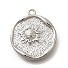 Brass Micro Pave Cubic Zirconia Pendants LS-KK-Q035-16A-P-1