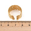 304 Stainless Steel Cuff Open Rings RJEW-Z125-01G-5