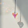 Glass Heart Suncatcher Hanging Ornaments LS-PW-WGA6B84-01-1
