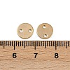 304 Stainless Steel Disc Links Connector Charms STAS-K295-08A-G-3