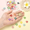 52Pcs Alloy Enamel Pendants ENAM-CJ0007-07A-4