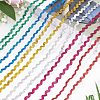 6 Yards 6 Colors Polyester Wavy Fringe Trim Ribbon LS-OCOR-WH0080-44B-3