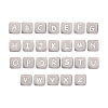 26Pcs 26 Style Silicone Alphabet Beads for Bracelet or Necklace Making SIL-SZ0001-01A-1