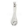 Non-Tarnish 304 Stainless Steel Pendants STAS-C102-08P-1