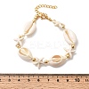 Starfish Couch Shell Beaded Bracelets for Women BJEW-F520-05G-4