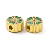Rack Plating Brass Enamel Beads KK-F839-018MG-3