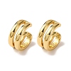 Brass Two-layer C-Shaped Cuff Earrings EJEW-D332-05A-G-4