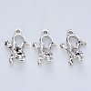 Tibetan Style Alloy Pendants TIBE-R316-014AS-RS-1