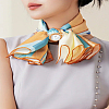 3Pcs 3 Styles Plastic Imitation Pearl Scarf Buckle Ring AJEW-LP0010-61-3