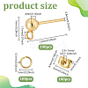 100Pcs 304 Stainless Steel Ball Stud Earring Findings DIY-UN0004-36-5