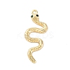 Brass Micro Pave Cubic Zirconia Pendants KK-Q042-01G-1