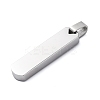 304 Stainless Steel Pendants X-STAS-U043-09P-2