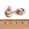 Handmade Porcelain with Brass Pendants PR-CBAB520-05A-3