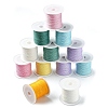 6 Rolls 6 Colors Nylon Chinese Knot Cord NWIR-YW0001-10-3