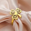304 Stainless Steel Finger Rings RJEW-L129-04G-2