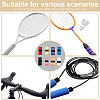 8 Bundles 8 Colors PU Leather Anti-slip Badminton Tennis Racket Grip Tape DIY-SP0005-45A-6
