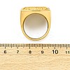 304 Stainless Steel and Rhinestone Finger Rings for Women RJEW-B121-03B-G-5