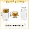 Clear Glass Bottles Bead Containers CON-SC0001-11G-05-2