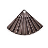 Environmental Protection Electroplating Brass Pendants LS-KK-WH0077-18B-1