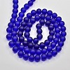 Baking Paint Transparent Glass Bead Strands GLAA-S031-10mm-09-2