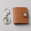 2 Inch Leather Cover Mini Photocard Holder Book AJEW-WH0248-366B-1