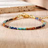 Natural Imperial Jasper & Synthetic Turquoise Beaded Bracelets for Women CX4313-4