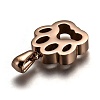 Ion Plating(IP) 304 Stainless Steel Pendants STAS-F253-11RG-2