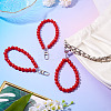 Plastic Beads Pendant Decorations HJEW-TAC0064-02-6