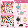 208Pcs Alloy Enamel Charms ENAM-PH0003-32-2