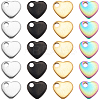 120Pcs 4 Colors 304 Stainless Steel Charms STAS-SC00008-85-1