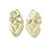 Glass Flower Of Life Pendant PALLOY-K001-073G-03-1